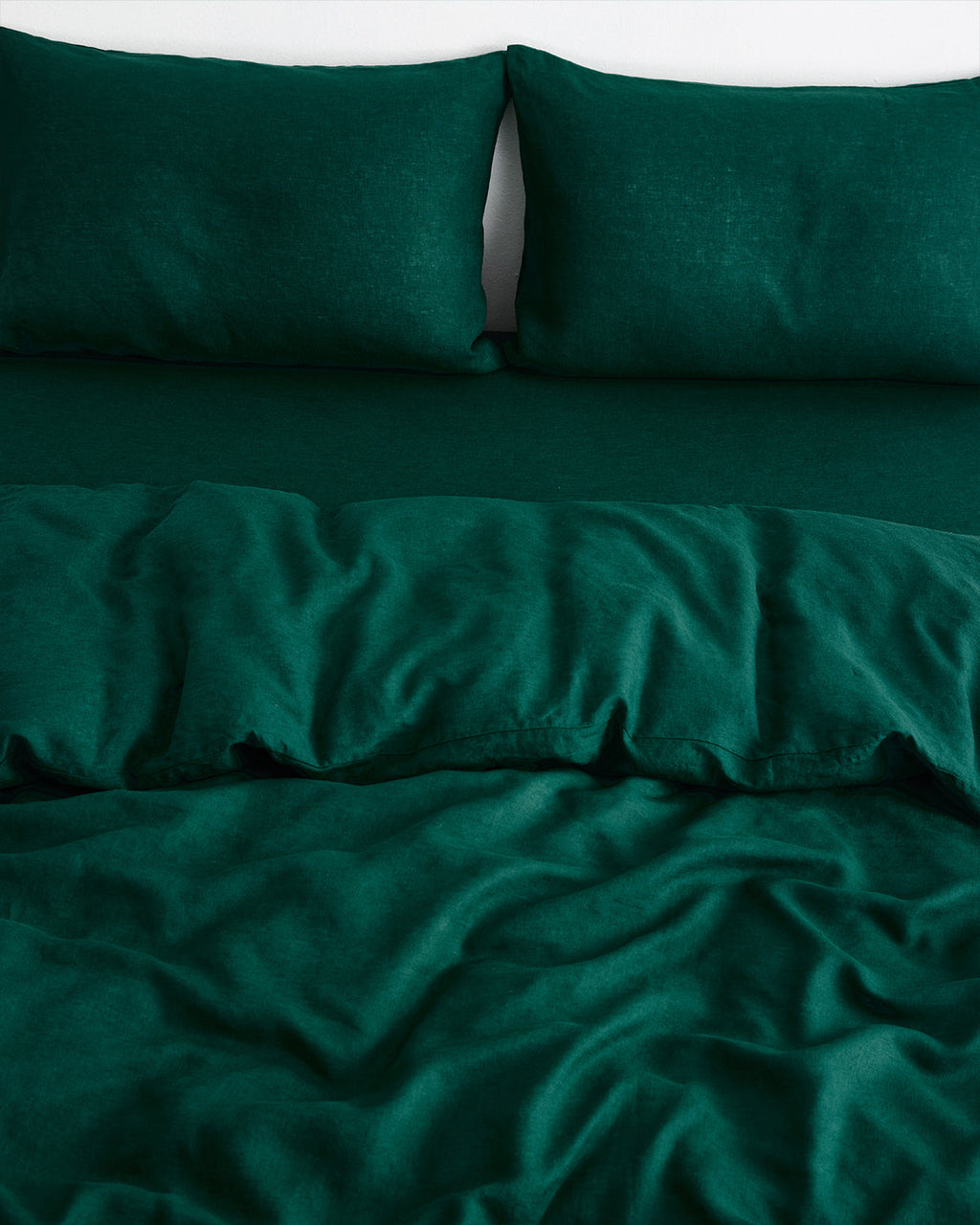 Forest 100% French Flax Linen Pillowcases (Set of Two)
