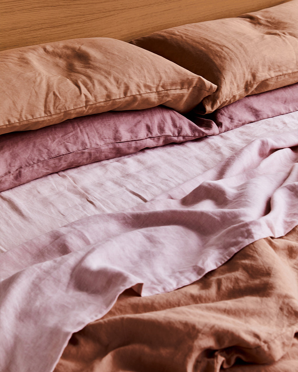 Rosewater 100% French Flax Linen Flat Sheet